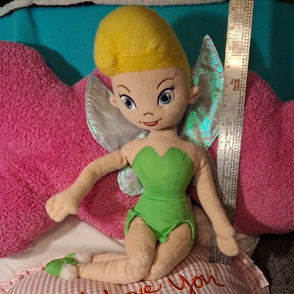 Green Tinkerbell Fairy Plush Toy 14" Tall